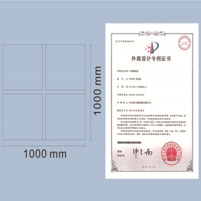 表面十字型地板